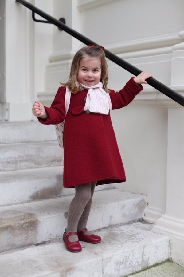 Princess Charlotte is off to Nursery School!